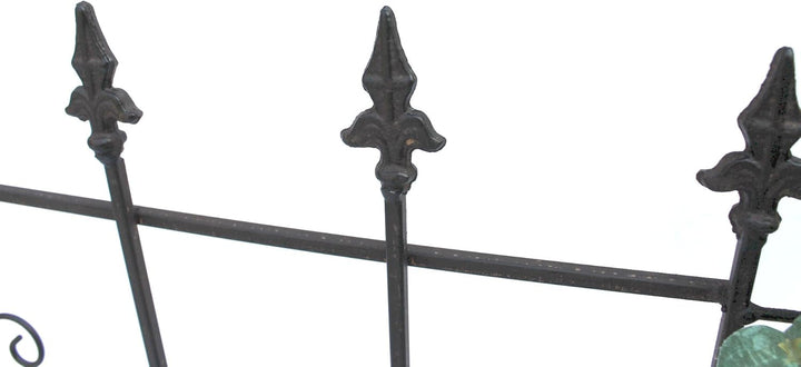 Steckzaun Perugia 20689 Rankhilfe Rankgitter aus Metall B-75cm Kletterhilfe Zaun