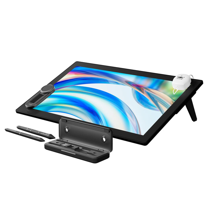 HUION Kamvas Pro 24 Gen 3 4K Touch Grafiktablett mit Display,PenTech 4.0, Dual 16384 Stiftdruckstift