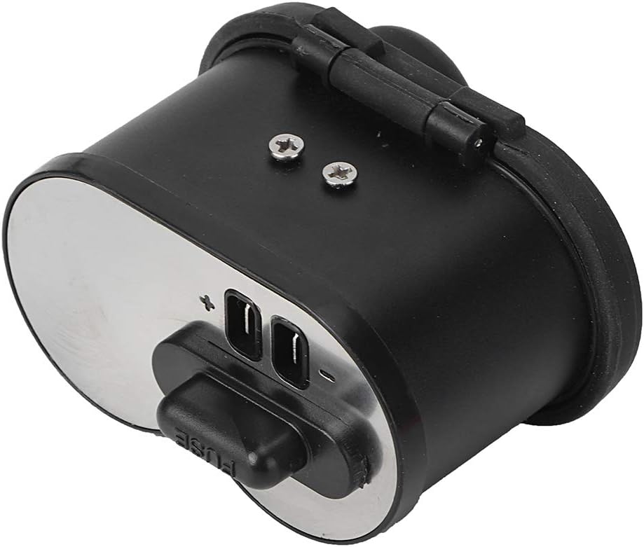 12V Motorrad Zigarettenanzünder, Motorrad USB Ladegerät Dual USB Ladegerät wasserdichte Lenkerhalter