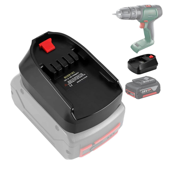 BOSB18C Batterieadapter für Bosch GBA auf PBA, Akkuadapter für Bosch Professional 18V System Akku au