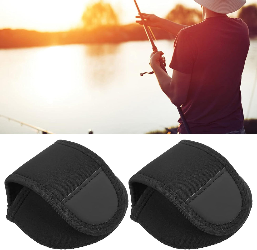 Dioche Baitcast Rolle Hülle, 2 Stück Schutzhüllen für Baitcastrollen, wasserdichte Schutzhülle für B