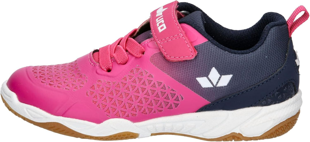 Lico Unisex Kinder Kit Vs Hallenturnschuhe 38 EU Pink Marine Weiss, 38 EU Pink Marine Weiß