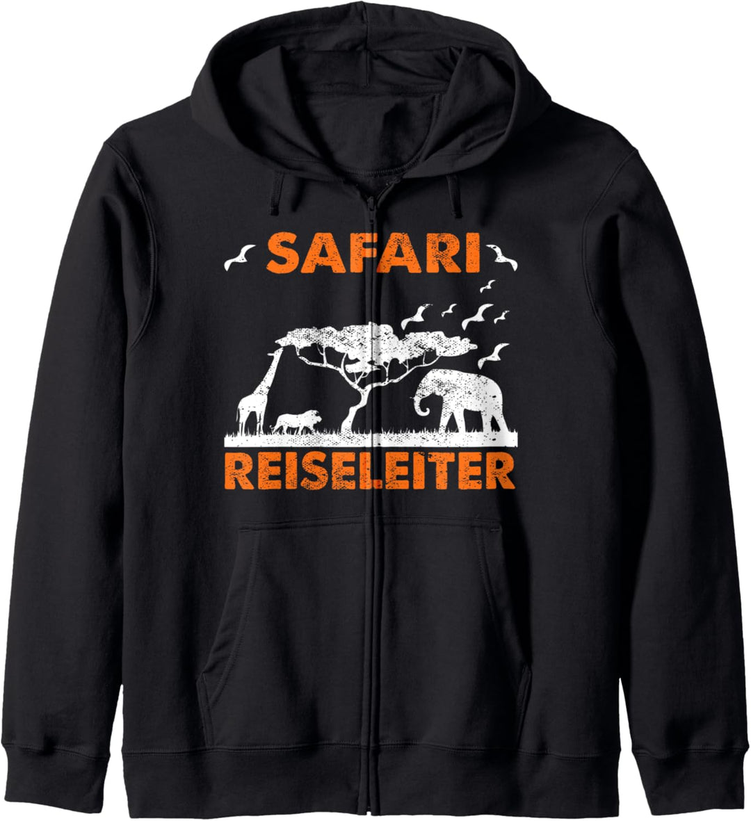 Safari Reiseleiter Afrika Zoo Safaripark Kapuzenjacke