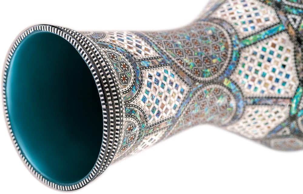 Meinl AEED3 Artisan Edition White Pearl Mosaic Palace Egypt 8.75-inch Doumbek