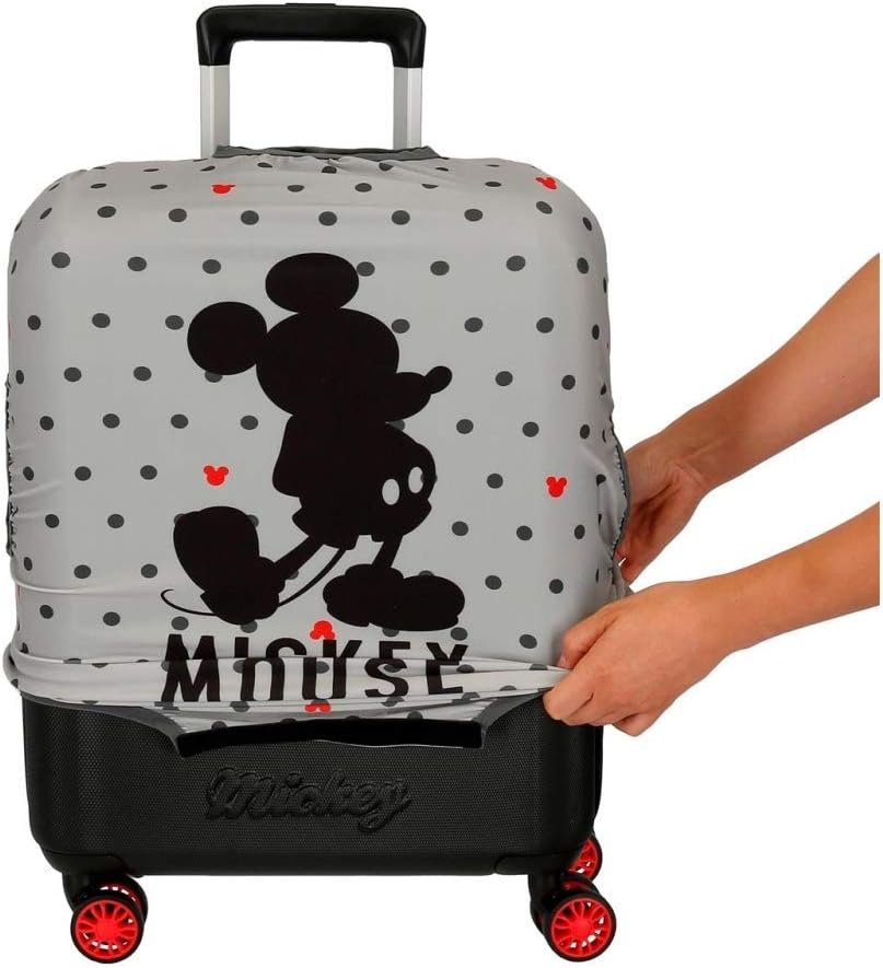 Kofferabdeckung Mickey Grau Mickey Medium Case Abdeckung Grau, Mickey Medium Case Abdeckung Grau