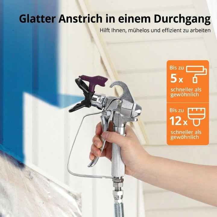 Garvee 1010W Airless Farbspritzgerät – Profi-Malerwerkzeug mit 3000 PSI, verlängerbarem Spritzstab,