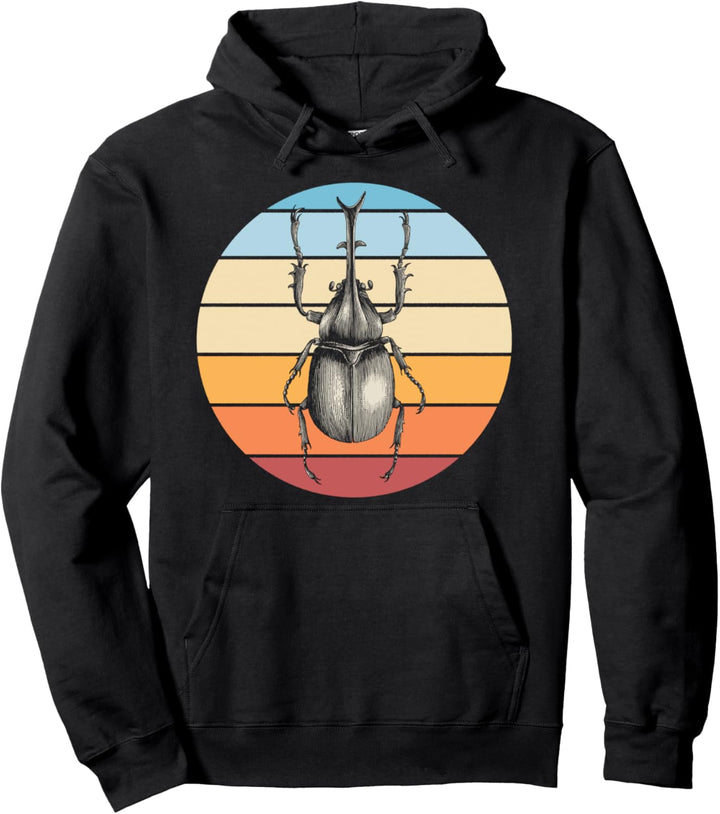 Käfer Entomologie Insekten Sammler Retro Käfer Pullover Hoodie