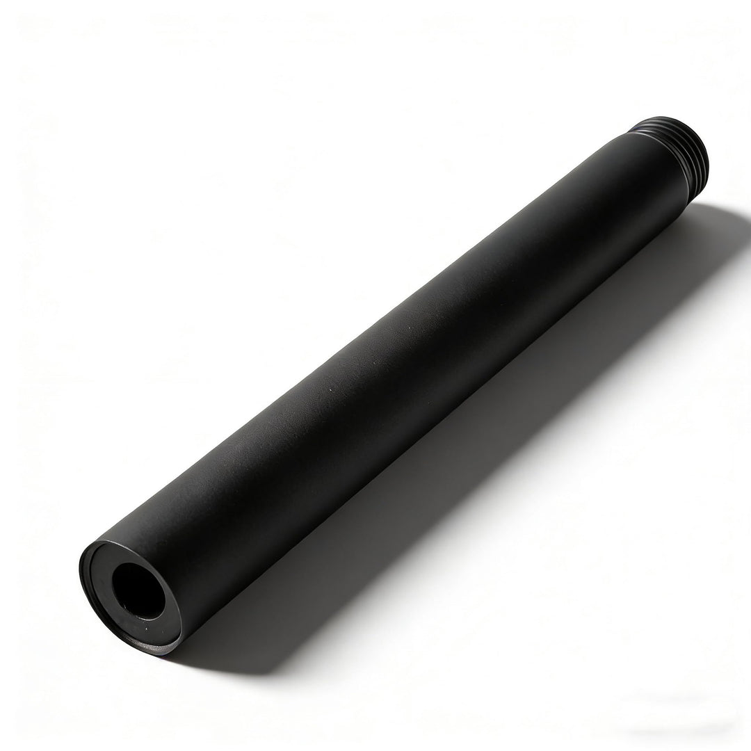 Duschrohr, Schwarze Duschkopfverlängerung, Duscharmverlängerung aus Massivem Edelstahl, Feine Oberfl