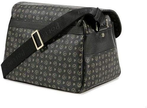 Pollini Damen-Schultertasche mit zwei Taschen aussen Linie Heritage 29x19x29 Einheitsgrösse Nero/Ner