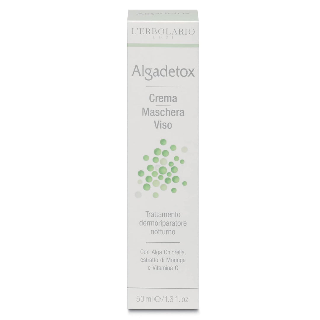L'Erbolario ALGADETOX Crememaske / Nacht Repair Behandlung für das Gesicht, 50 ml