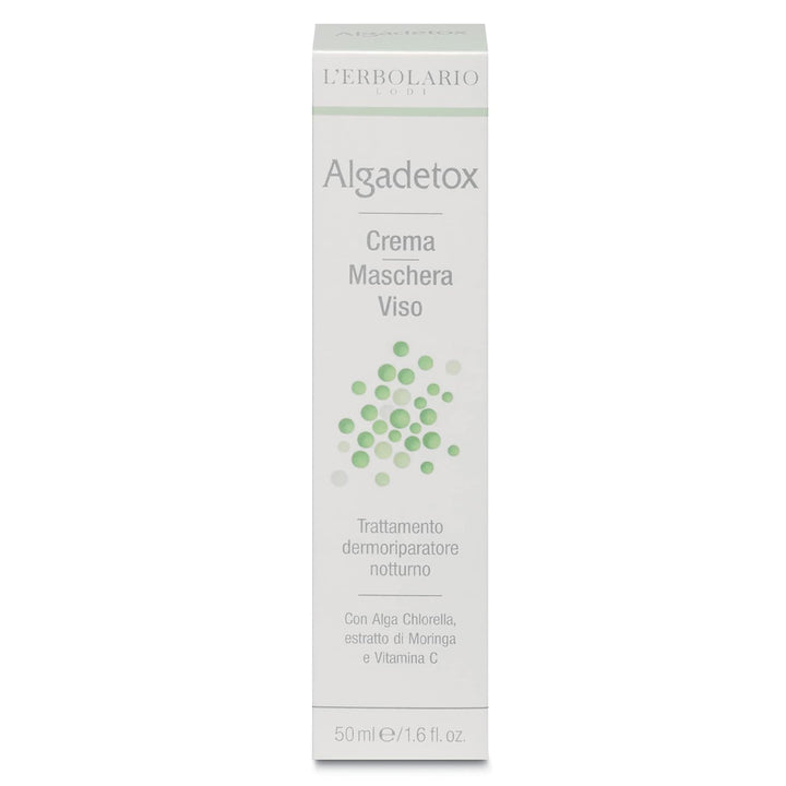 L'Erbolario ALGADETOX Crememaske / Nacht Repair Behandlung für das Gesicht, 50 ml