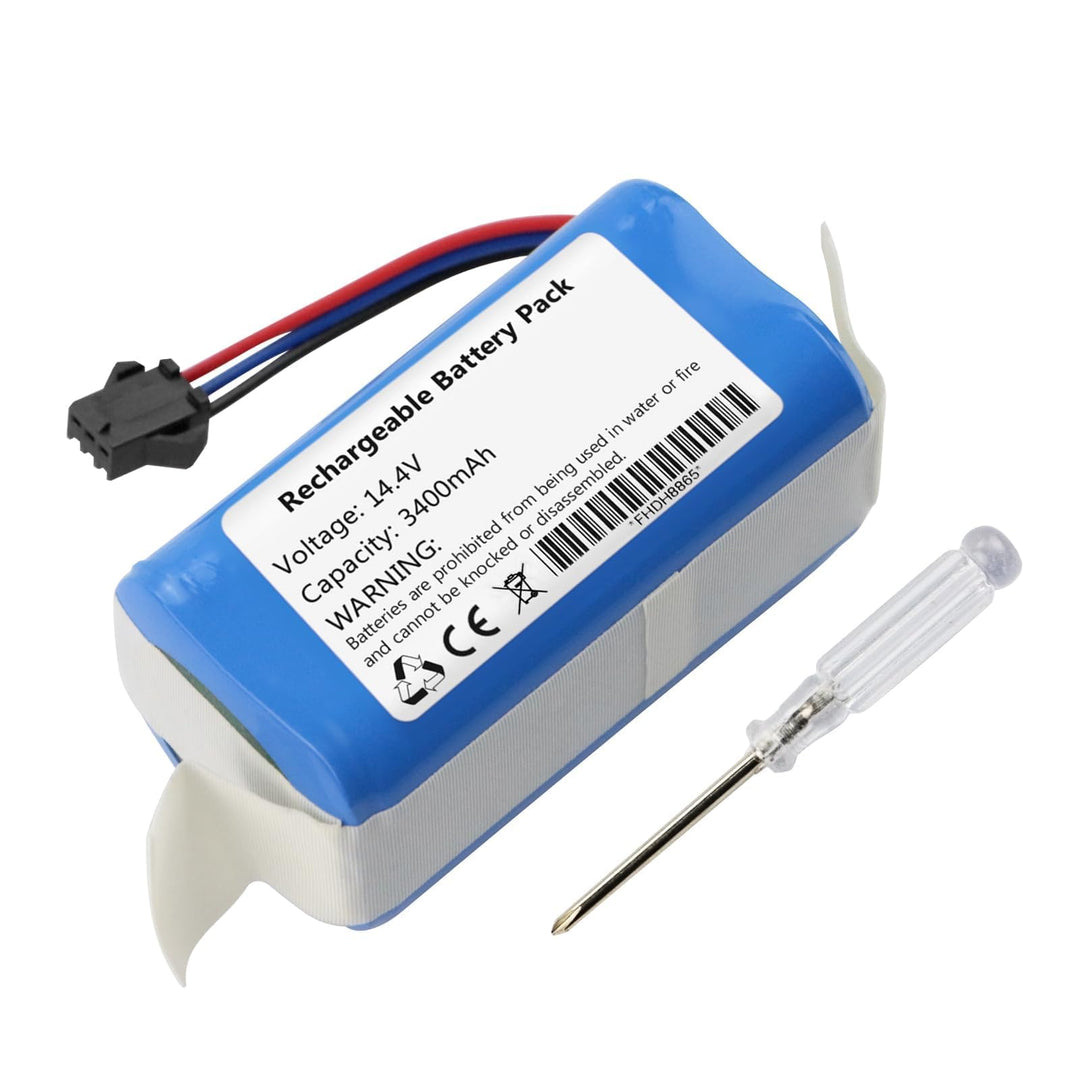 K KYUER 14.4V Rechargeable Akku für AIRROBO P20 Robot Vacuum Cleaner RoboVac Battery 3400mAh