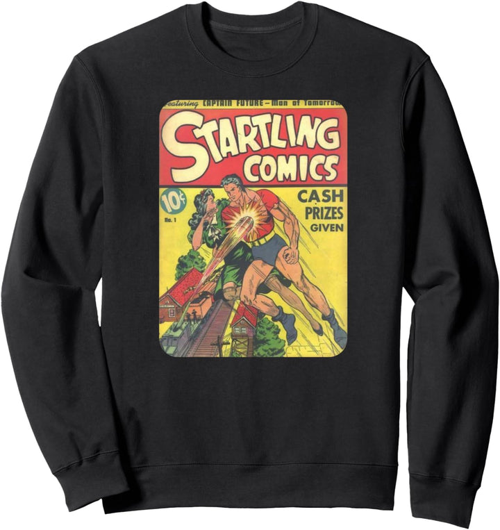 Klassischer Superheld-Kapitän Future Man of Tomorrow Sweatshirt