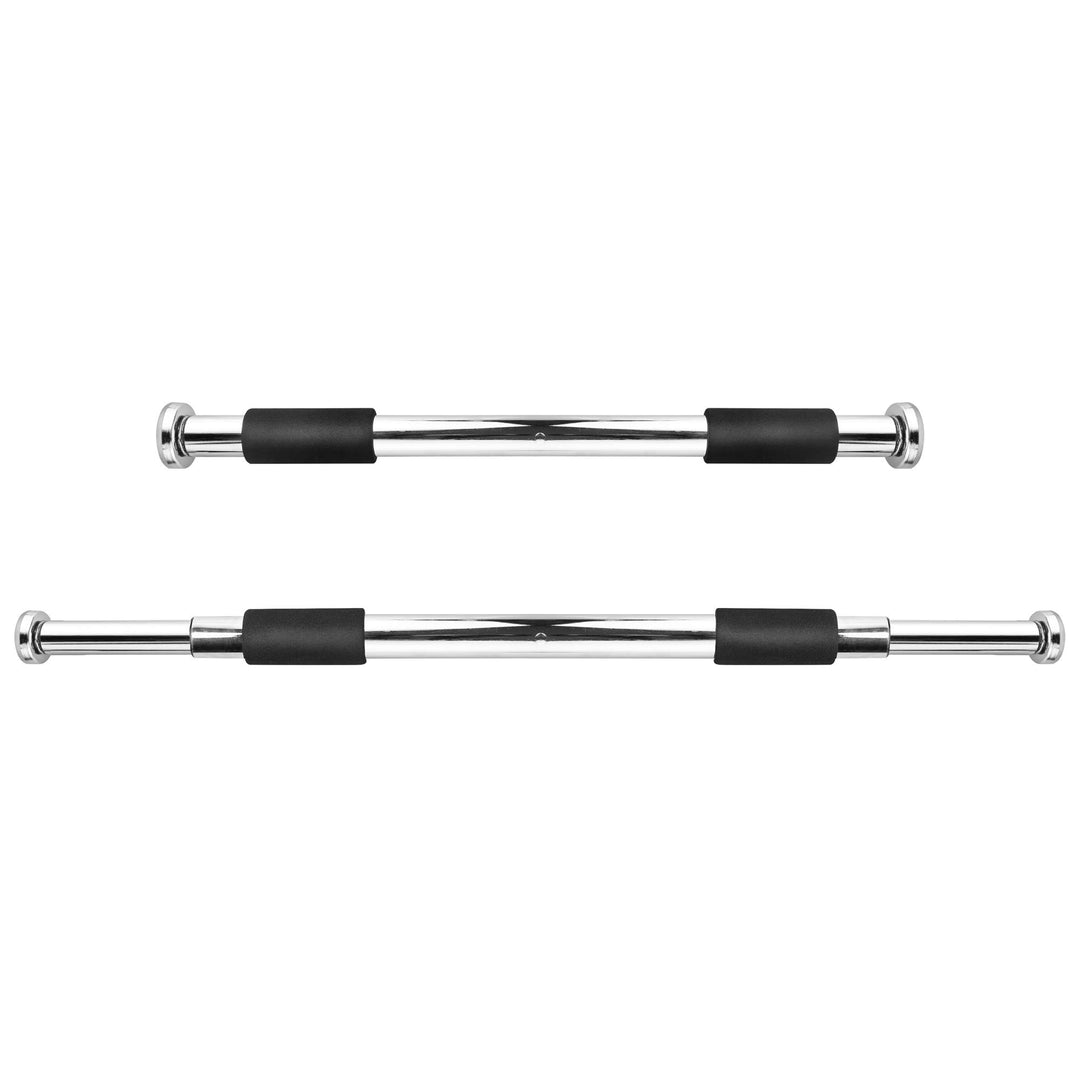 SPOKEY Shaper 1 Klimmzugstange für Türrahmen 62-100 cm | Türreck aus verchromtem Stahl, 2 Handgriffe