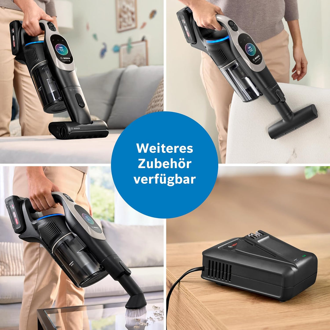 Bosch Hartboden-Softdüse mit LED-Beleuchtung BHZUNGHF, für Unlimited 9 und 10 Akku-Staubsauger, idea