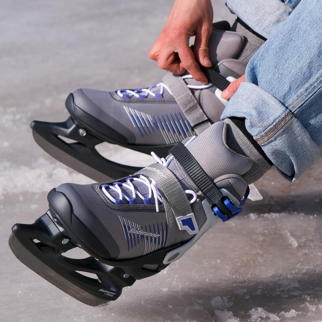 Bladerunner Igniter Ice W Allround-Schlittschuh für Freizeitläufer, Damen, Silber/Blau 41 (UK: 7.5 /