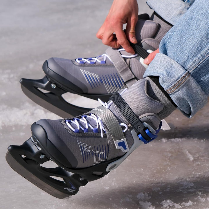Bladerunner Igniter Ice W Allround-Schlittschuh für Freizeitläufer, Damen, Silber/Blau 41 (UK: 7.5 /