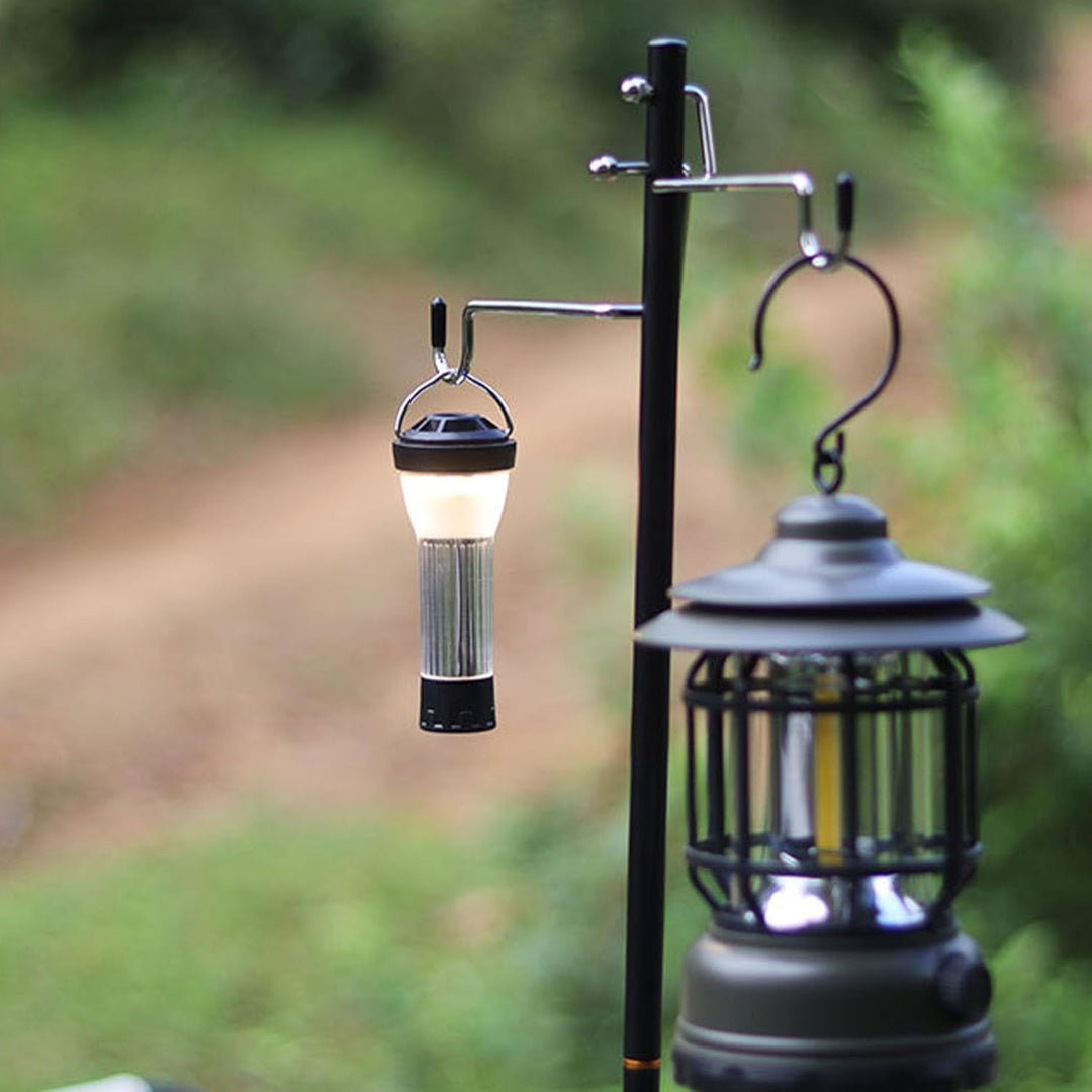 Laternenaufhänger | Camping-Aufhänger,Zusammenklappbarer Laternenständer aus Aluminium, Laternenpfah