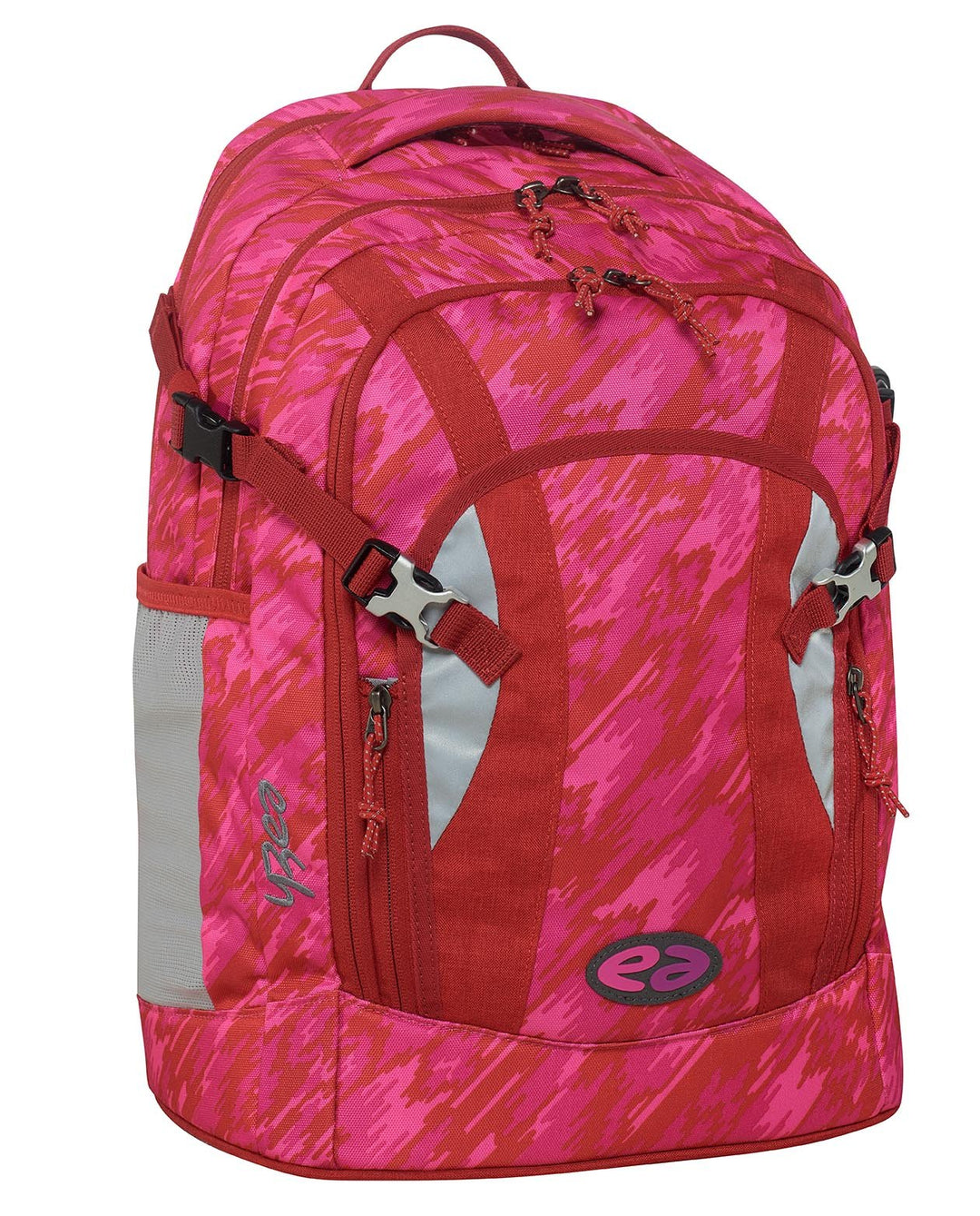 YZEA Schulrucksack PRO Spicy Rot Pink + Adressanhänger Bowatex