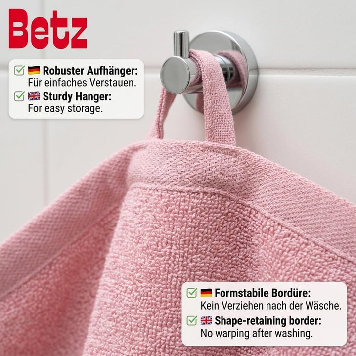 Betz 12 TLG. Handtuch Set Berlin 100% Baumwolle 2 Liegetücher 4 Handtücher 2 Gästetücher 2 Seiflappe