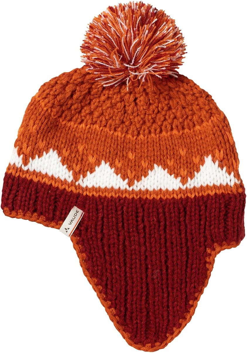 VAUDE Unisex Mütze Kids Knitted Cap Iv, salsa
