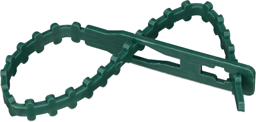 Relaxdays Pflanzstäbe Metall, 10er Set, Rankstäbe mit Ring, 80 cm, Metallstäbe Garten, mit Pflanzenb