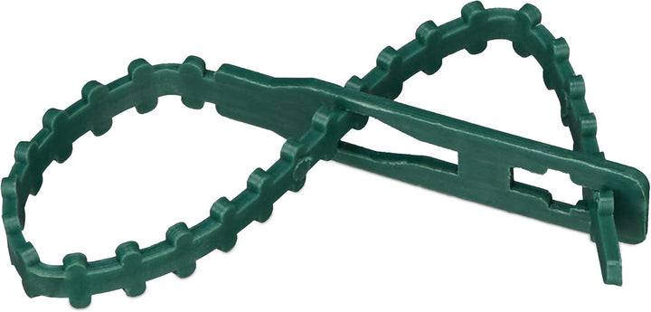 Relaxdays Pflanzstäbe Metall, 10er Set, Rankstäbe mit Ring, 80 cm, Metallstäbe Garten, mit Pflanzenb