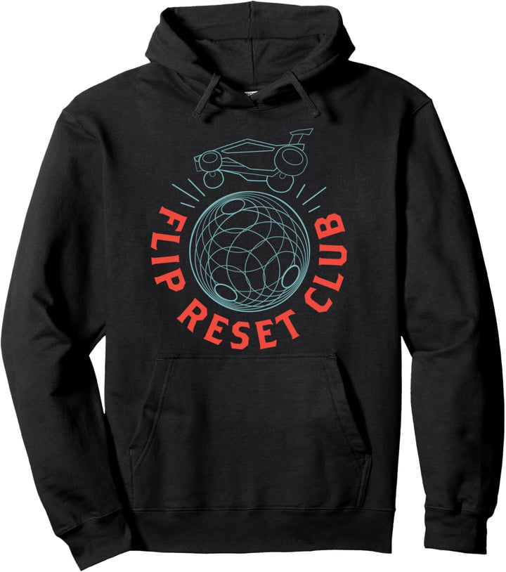 Simple Rocket Soccer League, Flip Reset Club, sauberes Design Pullover Hoodie