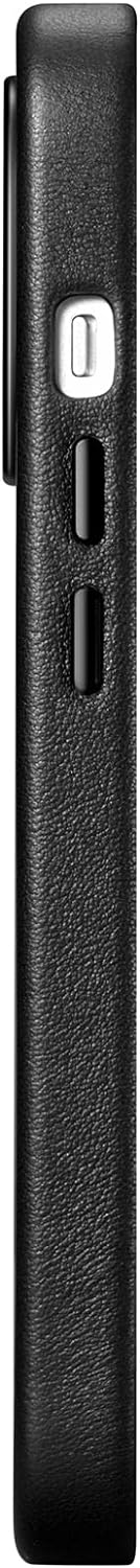 Mobiskin Hülle kompatibel mit Apple iPhone 14 PRO (6,1 Zoll), Handyhülle mit echtem Leder, Case, Sch