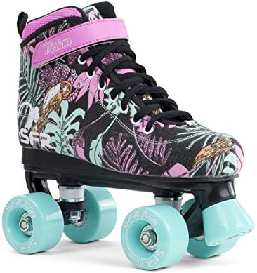 SFR Kinder Vision Canvas Rollschuhe 35.5 EU Rosa (Floral), 35.5 EU Rosa (Floral)