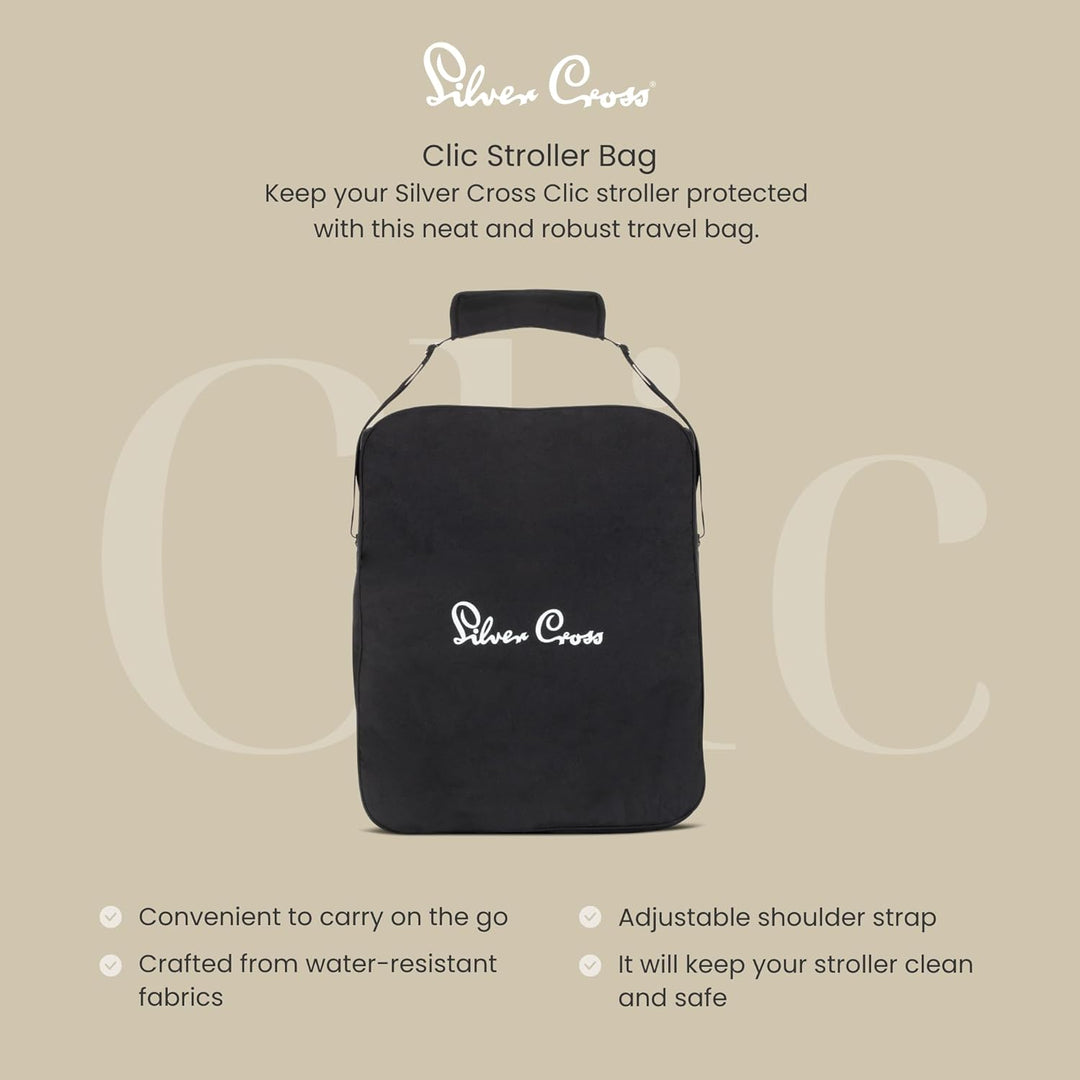 Silver Cross Clic Kinderwagentasche Kinderwagen Organizer Tasche Reisetasche Kinderwagen Zubehör was