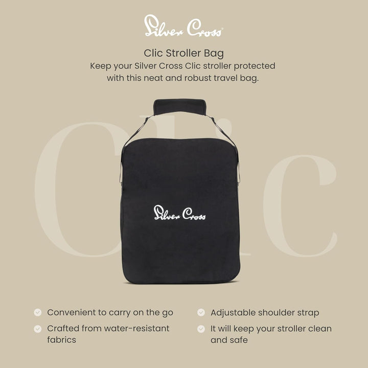 Silver Cross Clic Kinderwagentasche Kinderwagen Organizer Tasche Reisetasche Kinderwagen Zubehör was