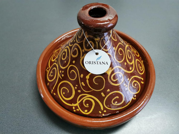 Marokkanische Tajine, Kochtopf, Gartopf, Schmortopf, für 4-5 Personen, original aus Marokko, handget