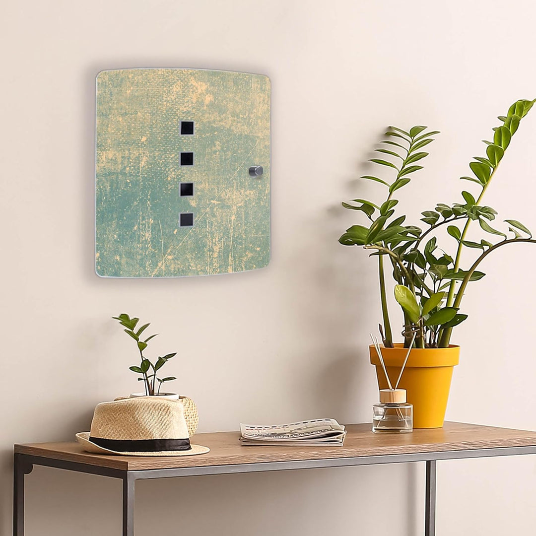 banjado Design Schlüsselkasten aus Edelstahl für 10 Schlüssel/Schlüsselschrank zur Schlüssel Aufbewa