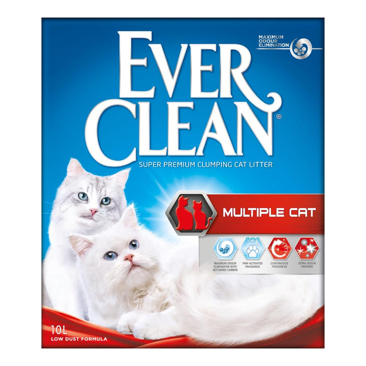 Ever Clean Katzenstreu, mehrere Katzen, duftend für lang anhaltende Frische, unschlagbare Klumpenstä