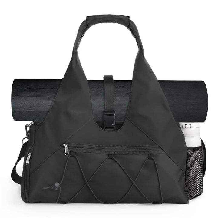Sporttasche für Damen Yogatasche mit Schuhfach & Nassfach Reisetasche Tragetasche für Yogamatten Fre