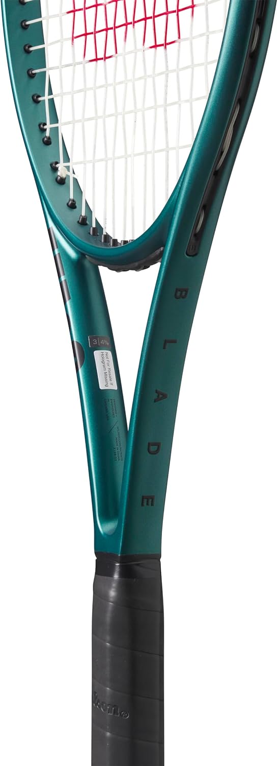 Wilson Blade 100 V9 Strung Performance Tennisschläger mit Seil, Griffgrösse 2-4 1/4 Zoll, besaitet m