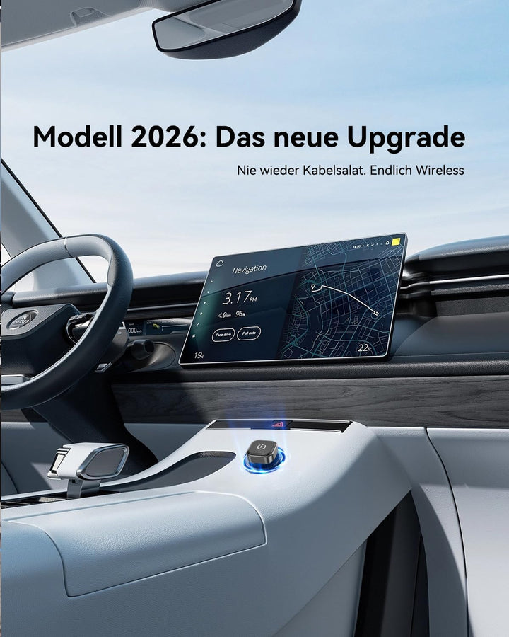 Spedal 2026 CarPlay Wireless Adapter — Ultra Mini 2-in-1 Android Auto Adapter, WiFi 6 & Bluetooth 5.