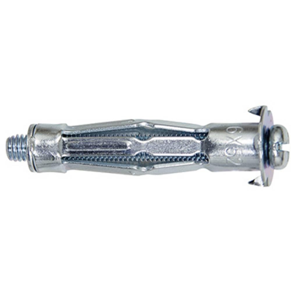 fischer HM 5 x 37 S - Hohlraum-Metalldübel mit Schraube zum Befestigen von Bildern, Gardinenschienen