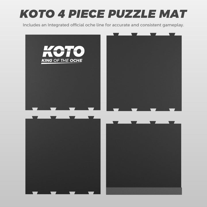 KOTO Puzzle Dartmatte, 237 x 60 cm, Grau Oche für Dartspielen, Schaum Dartmatte für Anfänger und Pro
