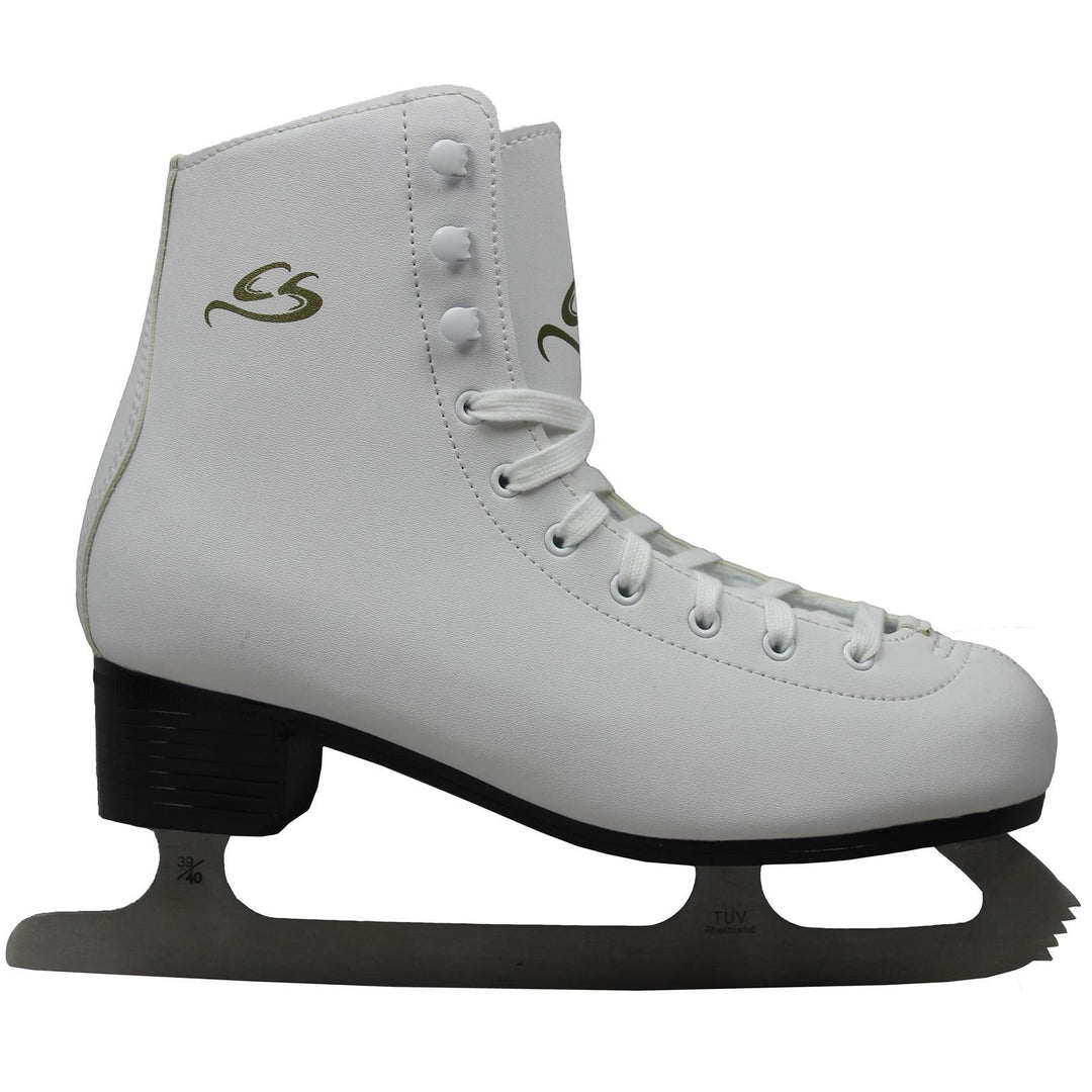 Cox Swain Figure Damen + Kinder Eiskunstlauf Schlittschuh -LOHJA- alle Grössen Weiss 37, Weiss 37
