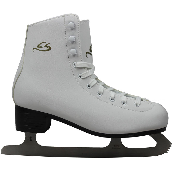 Cox Swain Figure Damen + Kinder Eiskunstlauf Schlittschuh -LOHJA- alle Grössen Weiss 37, Weiss 37