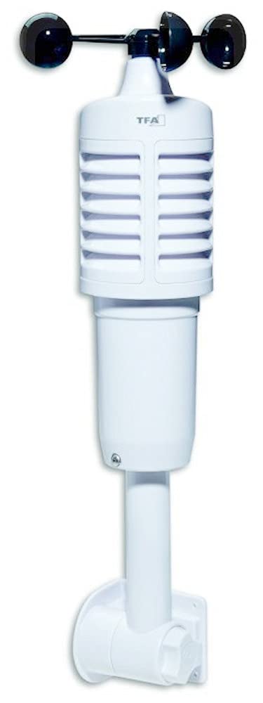 TFA Dostmann Windmesser, 30.3801.02, für TFA WLAN Wetterstationen 35.8001 | 35.8002 | via App: 35.80