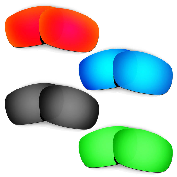 HKUCO Mens Replacement Lenses for Oakley Racing Jacket - 4 Pair