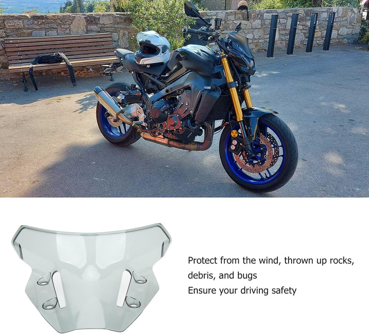 Motorrad Scheinwerferverkleidung Motorrad Windschutzscheibe Scheinwerfer Windabweiser Verkleidung Er