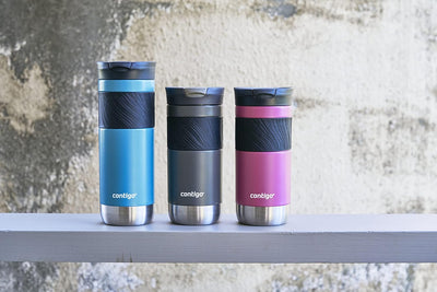 Contigo Byron 2.0 Thermobecher, Edelstahl Isolierbecher mit Snapseal Verschluss, Kaffeebecher to go,