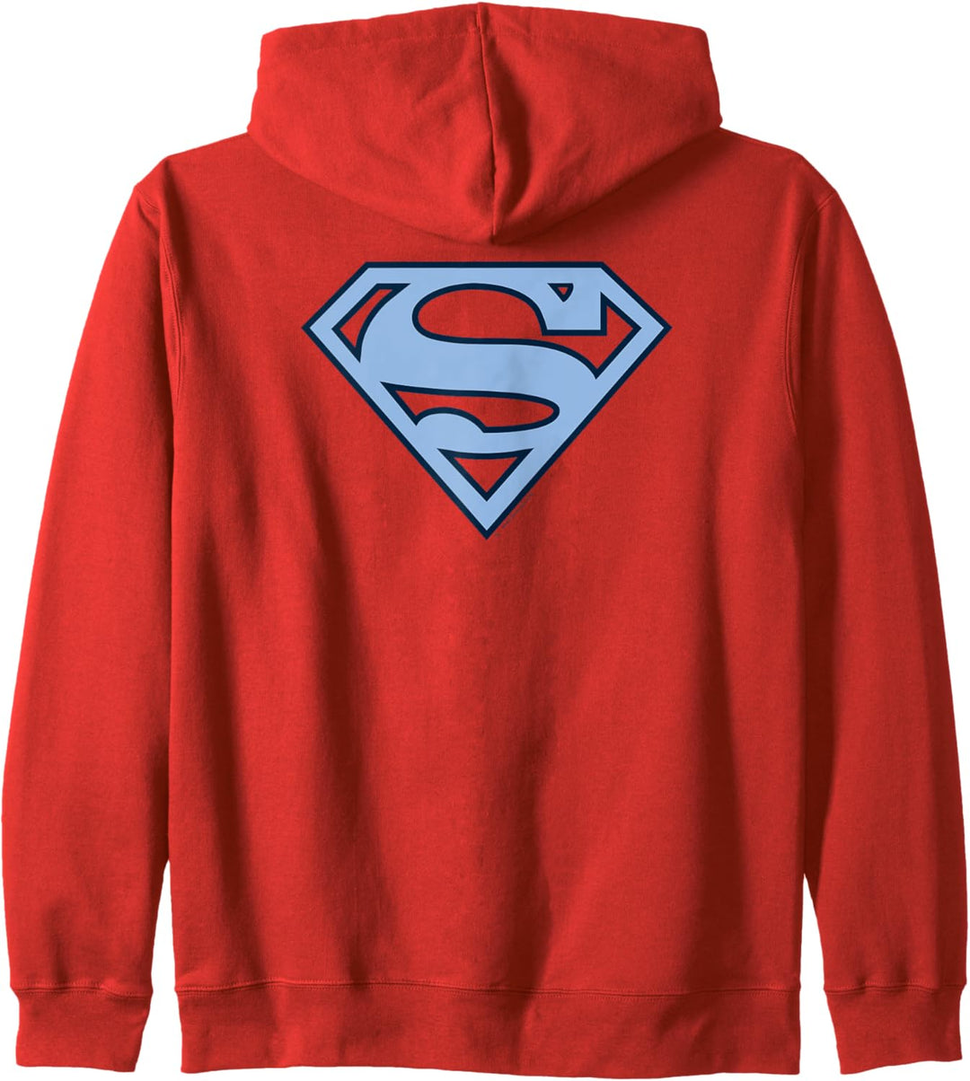 Superman Carolina Blue & Navy Shield Kapuzenjacke