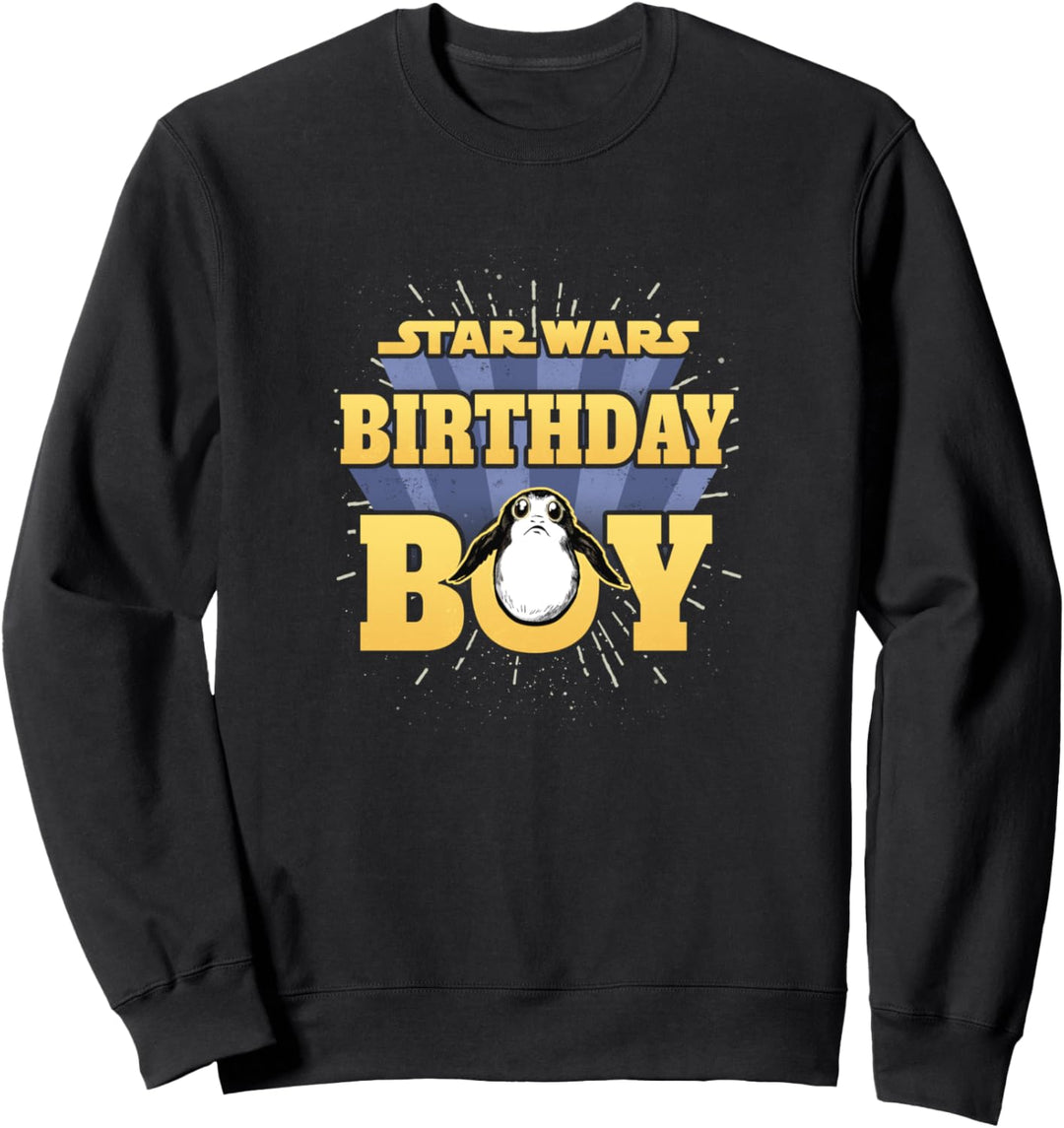 Star Wars Porg Birthday Boy Sweatshirt
