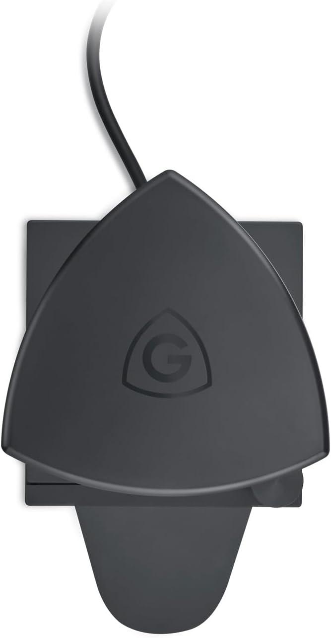 GRAEF Kaffeemühle CM1012 Schwarz, Scheibenmahlwerk mit stufenloser Mahlgradeinstellung, leiser Betri