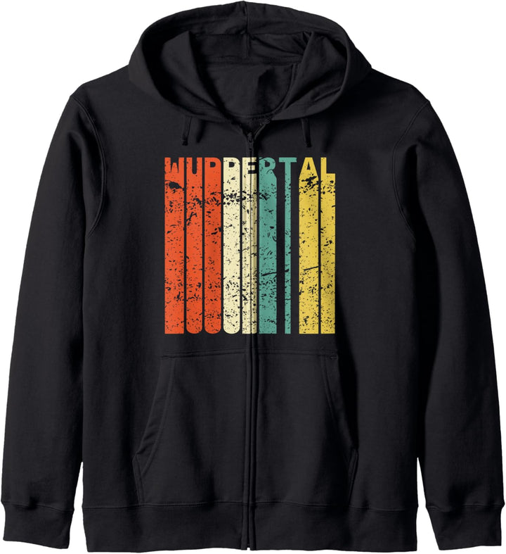 Retro Wuppertal Einwohner Stadt Wuppertaler Kapuzenjacke